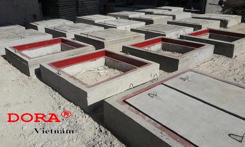 đà nắp hố ga nước thải