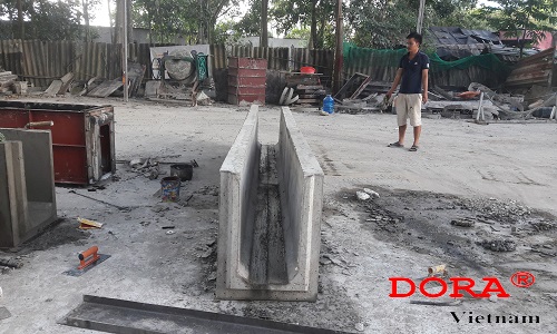 mương chữ U có khả năng chịu được áp lực và tải trọng lớn
