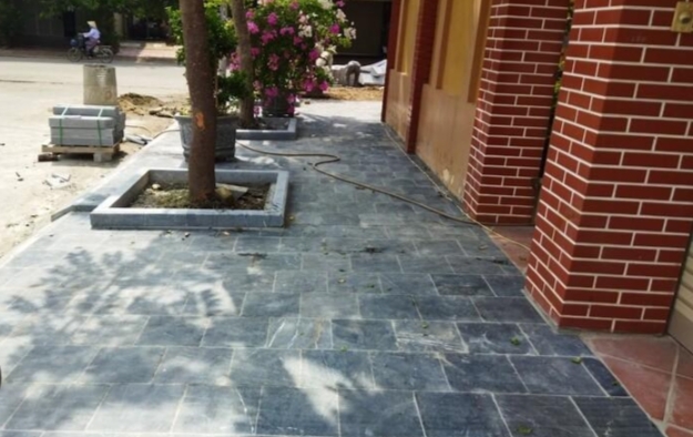 lát đá granite vỉa hè